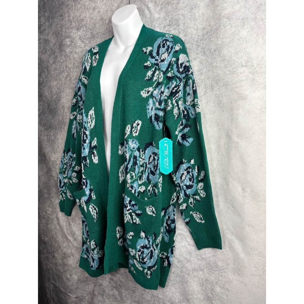 The Pioneer Woman Floral Jacquard Open Front Cardigan Size Large NWT - Picture 3 of 10